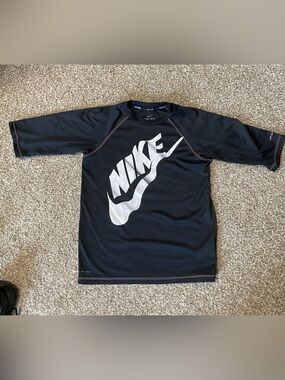 Nike Black Swim Dri-Fit Swim Shirt
